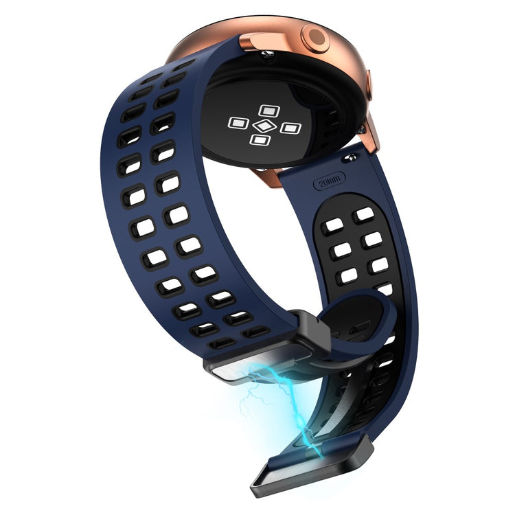 Alle Tiders Silikone Universal Rem passer til Smartwatch - Blå#serie_4