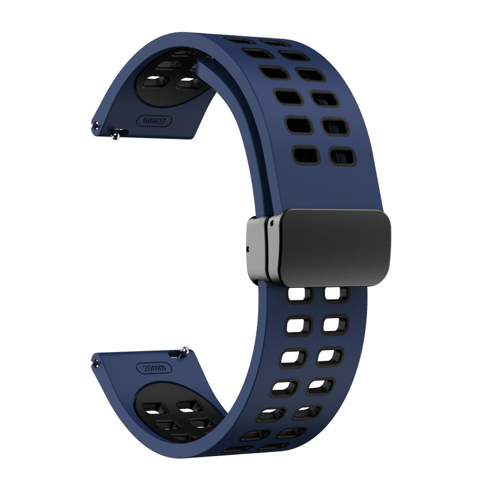 Alle Tiders Silikone Universal Rem passer til Smartwatch - Blå#serie_4