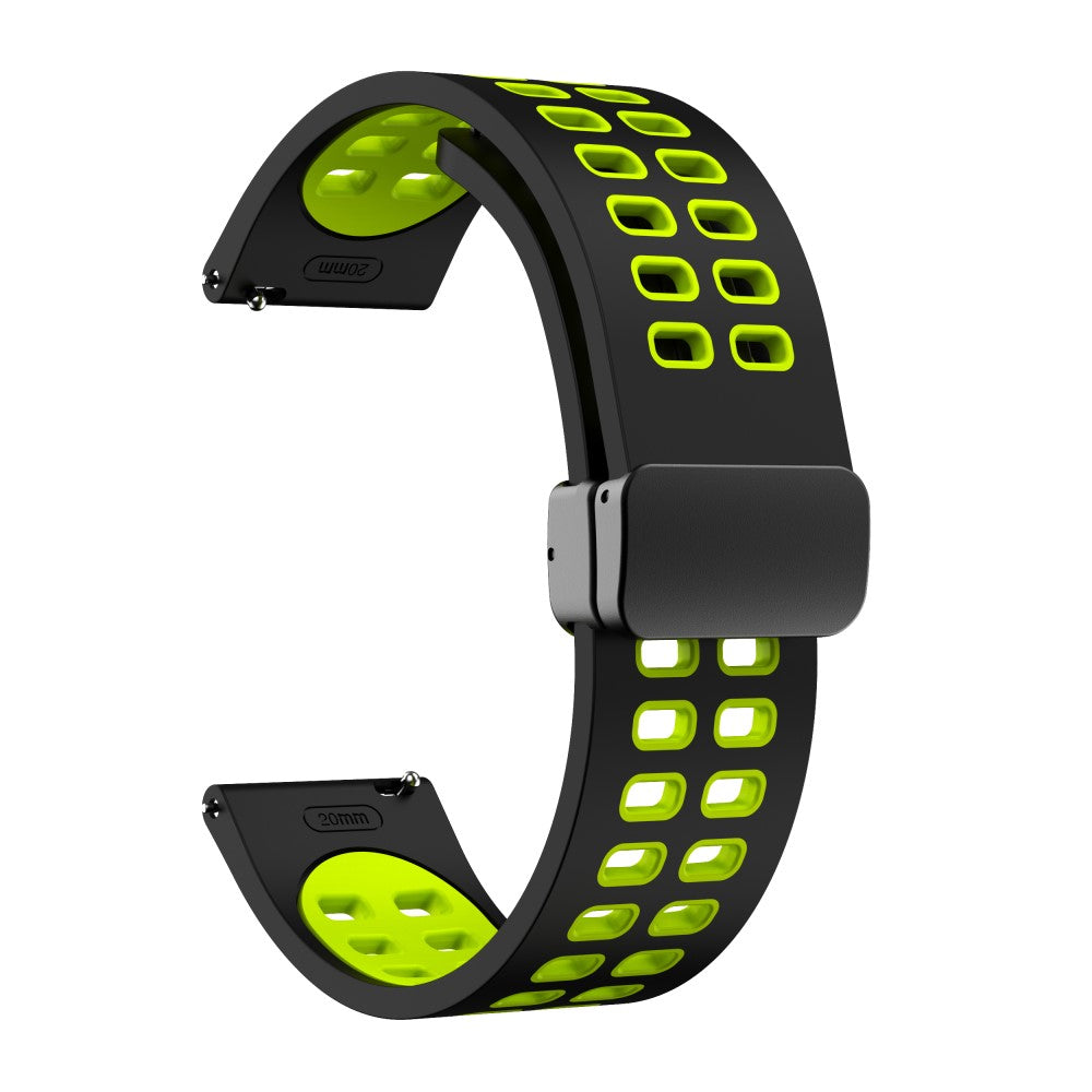 Alle Tiders Silikone Universal Rem passer til Smartwatch - Grøn#serie_6