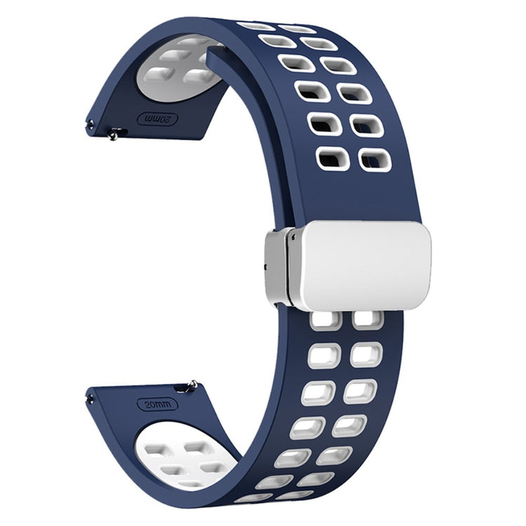 Super Fed Silikone Universal Rem passer til Smartwatch - Blå#serie_13