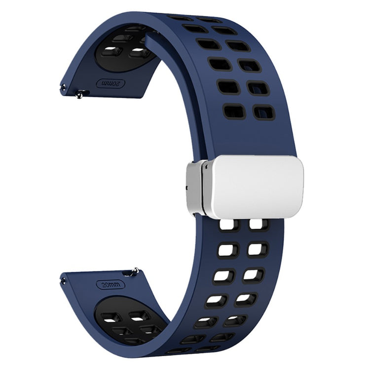 Super Fed Silikone Universal Rem passer til Smartwatch - Blå#serie_14