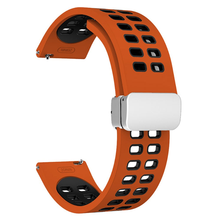 Super Fed Silikone Universal Rem passer til Smartwatch - Orange#serie_3