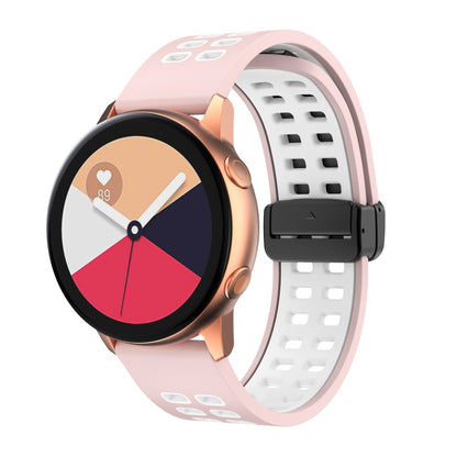 Helt Vildt Godt Silikone Universal Rem passer til Smartwatch - Pink#serie_12