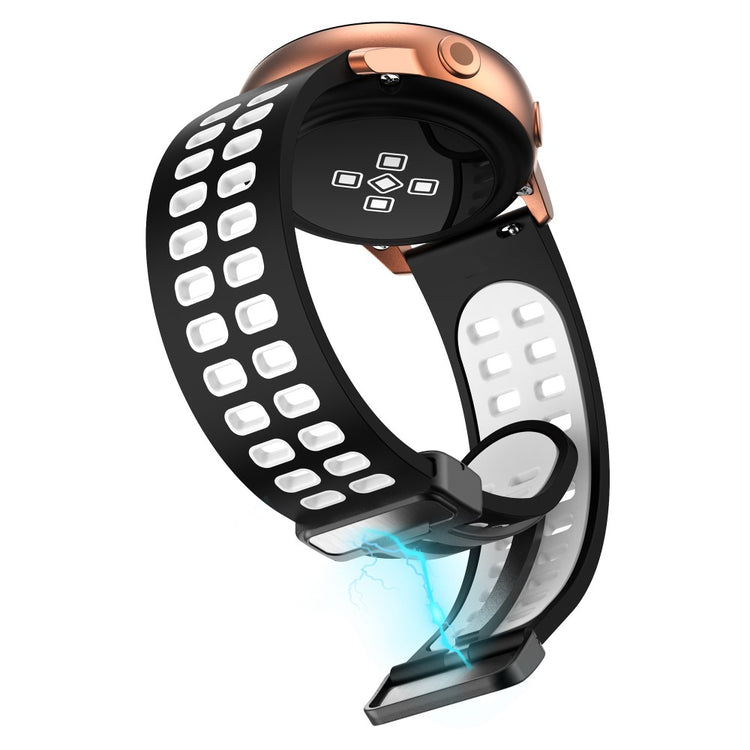 Helt Vildt Godt Silikone Universal Rem passer til Smartwatch - Sort#serie_9