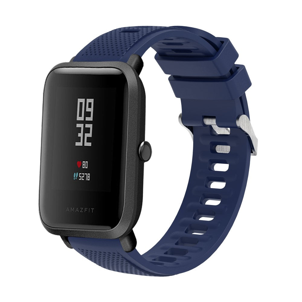 Super Fed Silikone Universal Rem passer til Smartwatch - Blå#serie_1