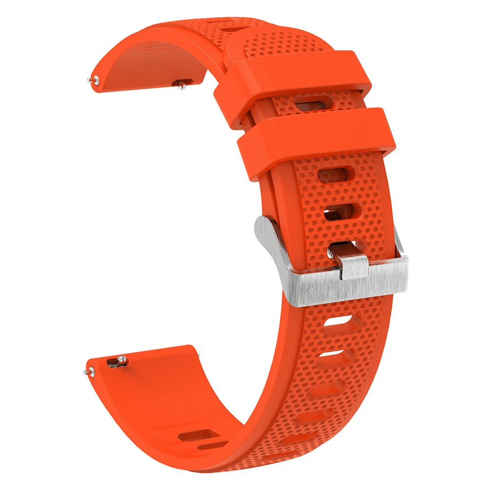 Super Fed Silikone Universal Rem passer til Smartwatch - Orange#serie_2