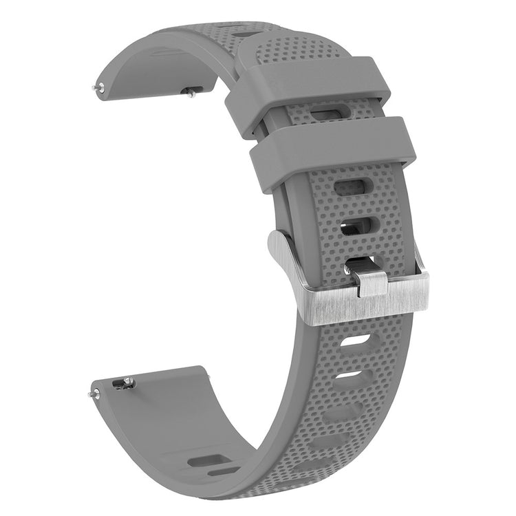 Super Fed Silikone Universal Rem passer til Smartwatch - Sølv#serie_6