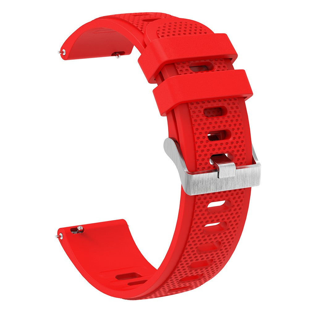 Vildt Kønt Silikone Universal Rem passer til Smartwatch - Rød#serie_8