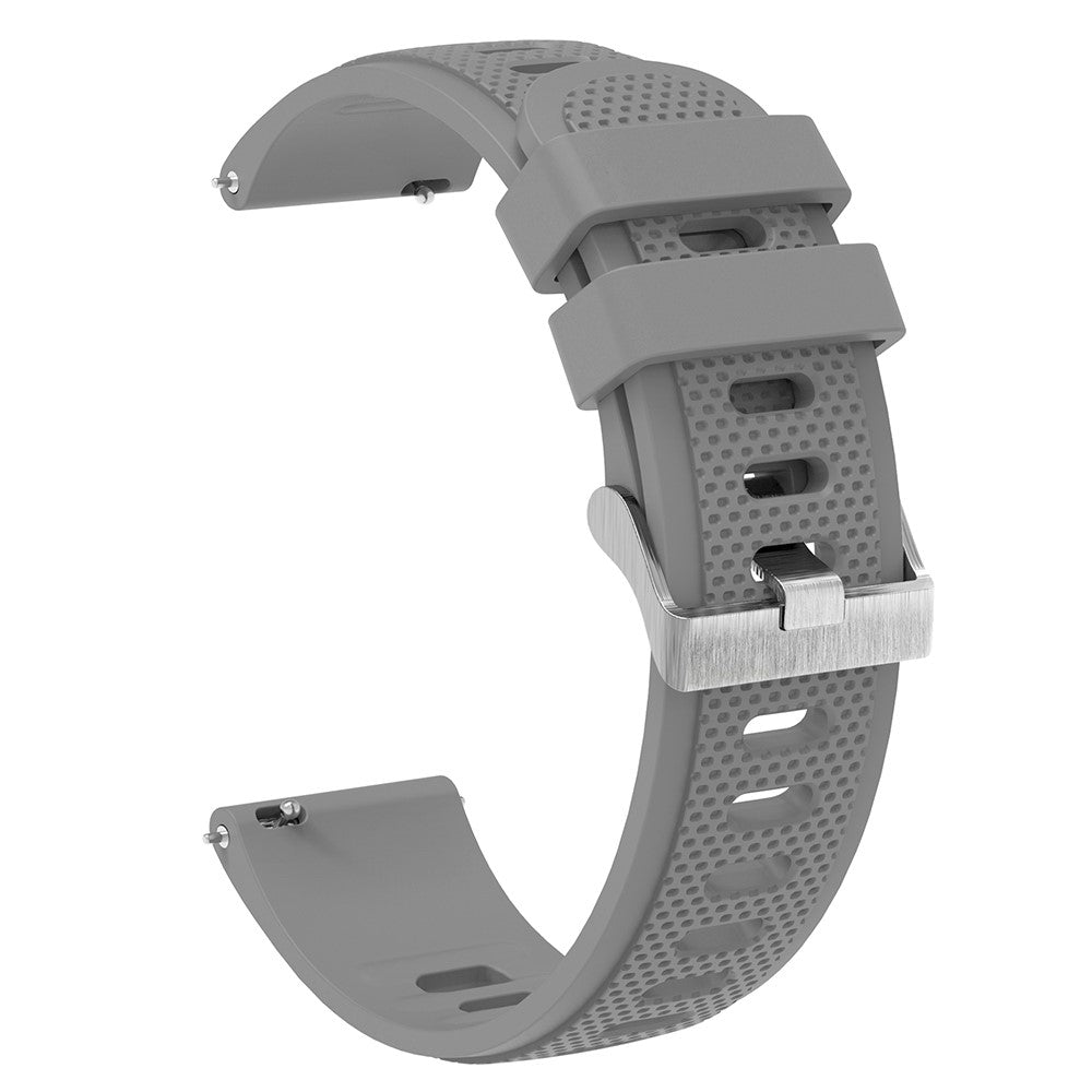 Vildt Kønt Silikone Universal Rem passer til Smartwatch - Sølv#serie_9