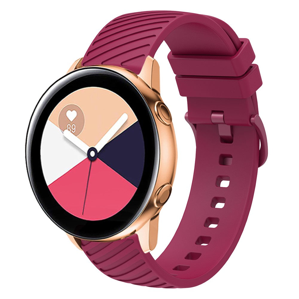 Cool Silikone Universal Rem passer til Smartwatch - Rød#serie_5