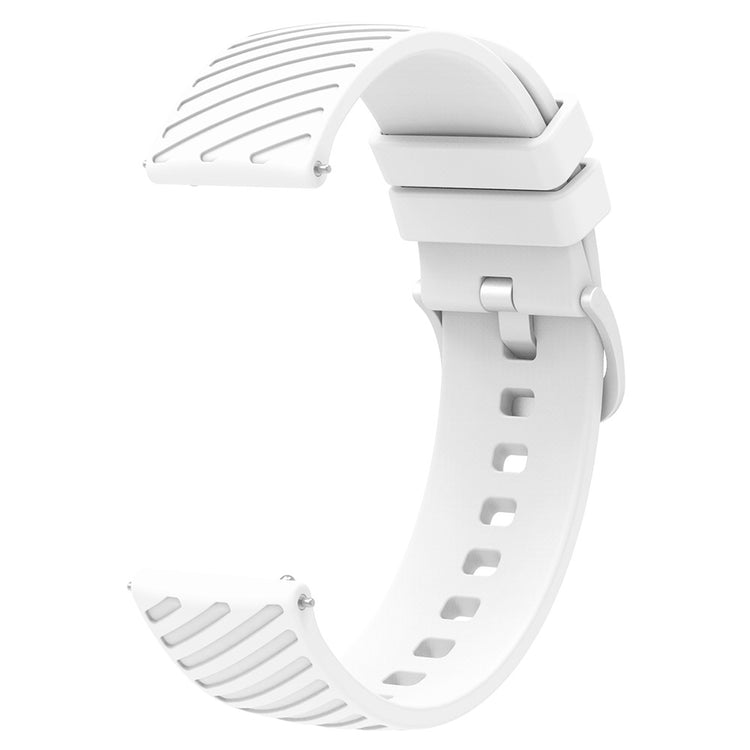 Cool Silikone Universal Rem passer til Smartwatch - Hvid#serie_8