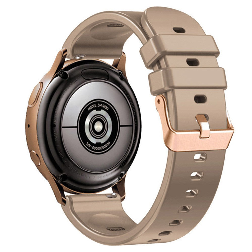 Meget Kønt Silikone Universal Rem passer til Smartwatch - Brun#serie_1