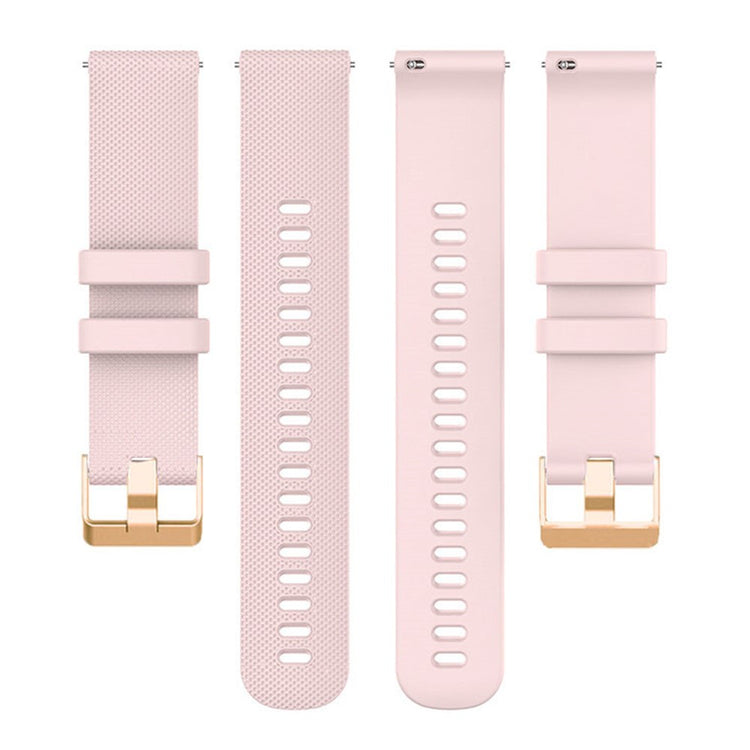 Rigtigt Slidstærk Silikone Universal Rem passer til Smartwatch - Pink#serie_4