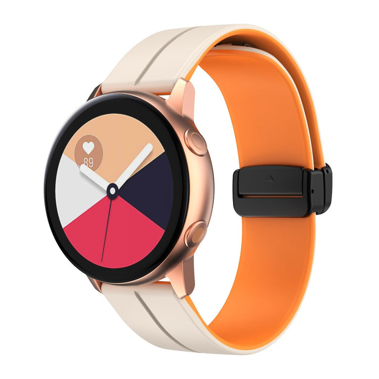 Vildt Nydelig Silikone Universal Rem passer til Smartwatch - Orange#serie_1