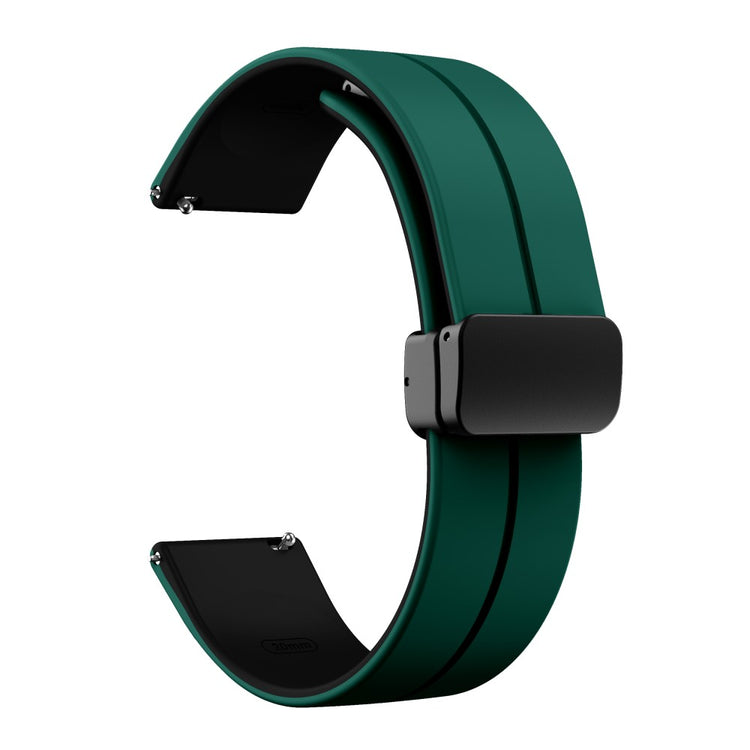 Vildt Nydelig Silikone Universal Rem passer til Smartwatch - Grøn#serie_10