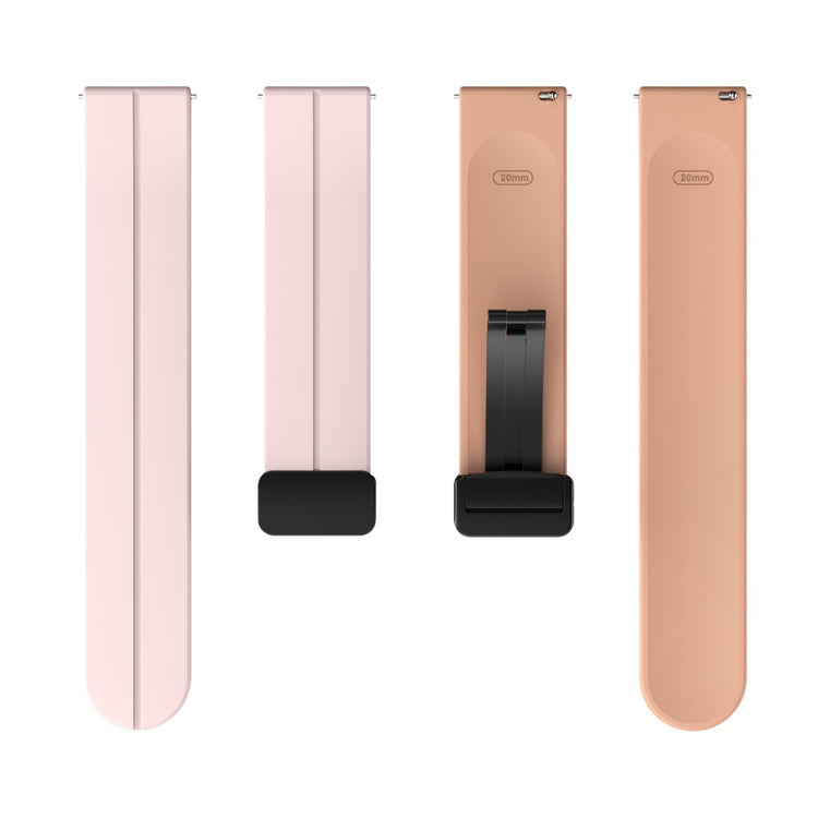 Vildt Nydelig Silikone Universal Rem passer til Smartwatch - Pink#serie_11