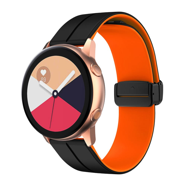 Vildt Nydelig Silikone Universal Rem passer til Smartwatch - Orange#serie_4
