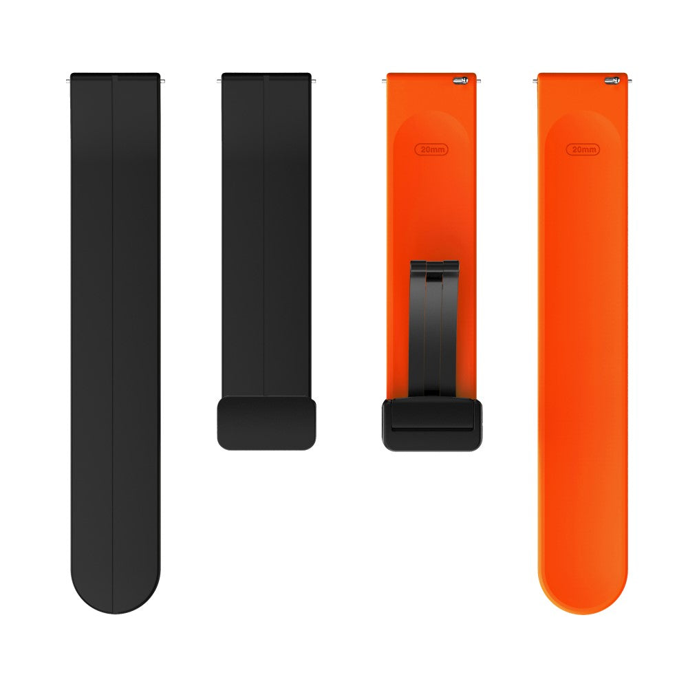 Vildt Nydelig Silikone Universal Rem passer til Smartwatch - Orange#serie_4