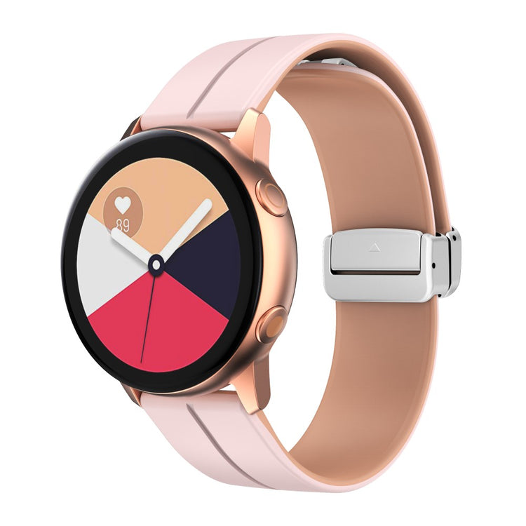 Udsøgt Silikone Universal Rem passer til Smartwatch - Pink#serie_10