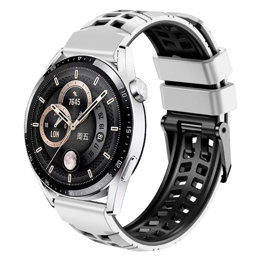 Alle Tiders Silikone Universal Rem passer til Smartwatch - Hvid#serie_9
