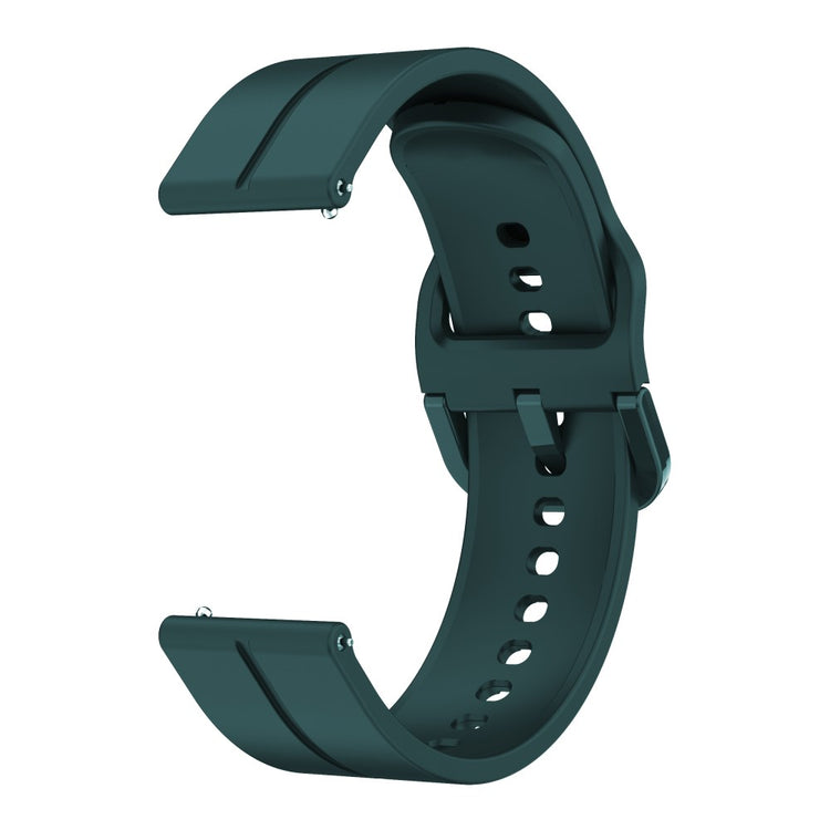 Solid Silikone Universal Rem passer til Smartwatch - Grøn#serie_2