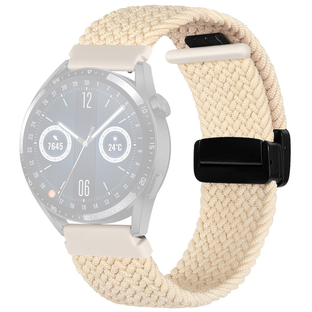 Stilren Nylon Universal Rem passer til Smartwatch - Hvid#serie_11