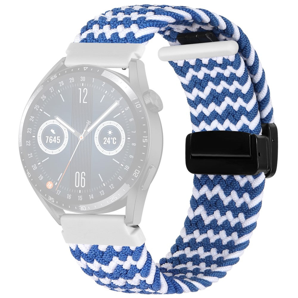 Stilren Nylon Universal Rem passer til Smartwatch - Blå#serie_2