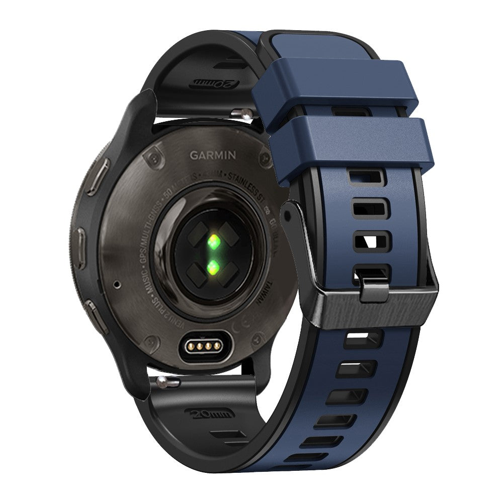 Holdbart Silikone Universal Rem passer til Smartwatch - Blå#serie_13
