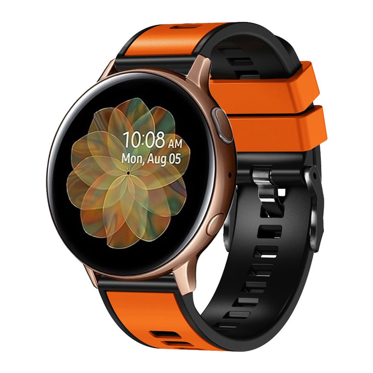Holdbart Silikone Universal Rem passer til Smartwatch - Orange#serie_2