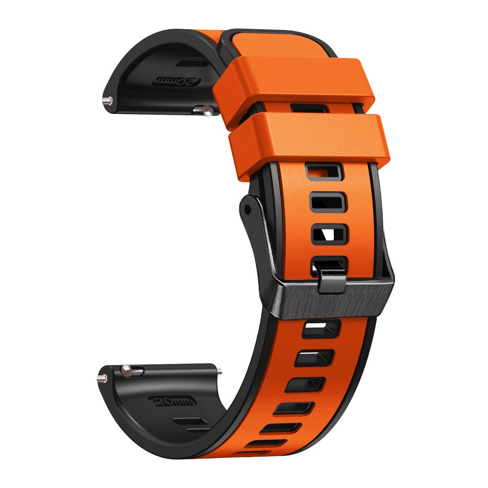 Holdbart Silikone Universal Rem passer til Smartwatch - Orange#serie_2