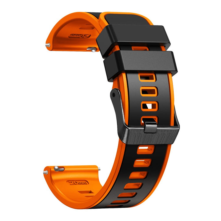 Holdbart Silikone Universal Rem passer til Smartwatch - Orange#serie_3