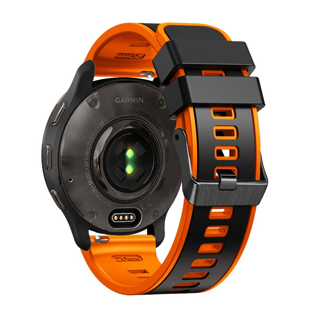 Holdbart Silikone Universal Rem passer til Smartwatch - Orange#serie_3