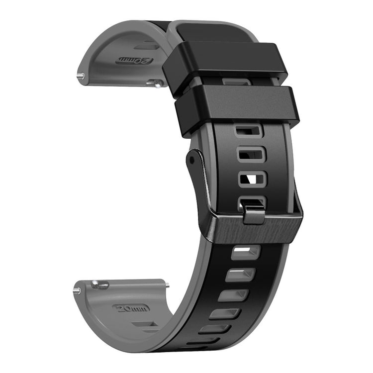 Holdbart Silikone Universal Rem passer til Smartwatch - Sølv#serie_4