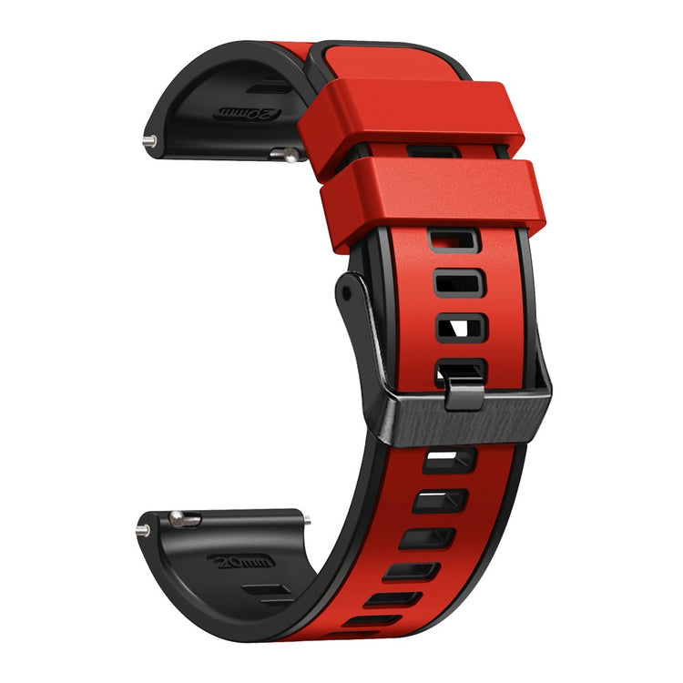 Holdbart Silikone Universal Rem passer til Smartwatch - Rød#serie_5