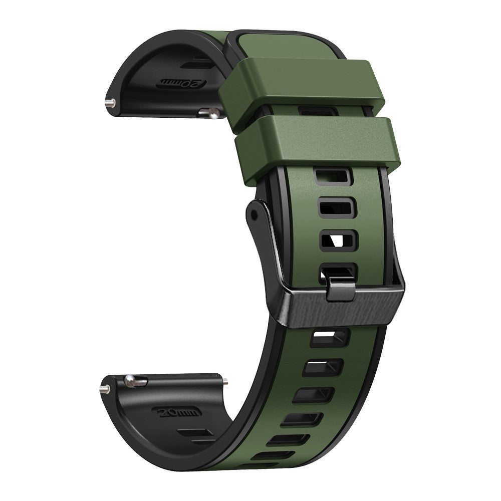 Holdbart Silikone Universal Rem passer til Smartwatch - Grøn#serie_8