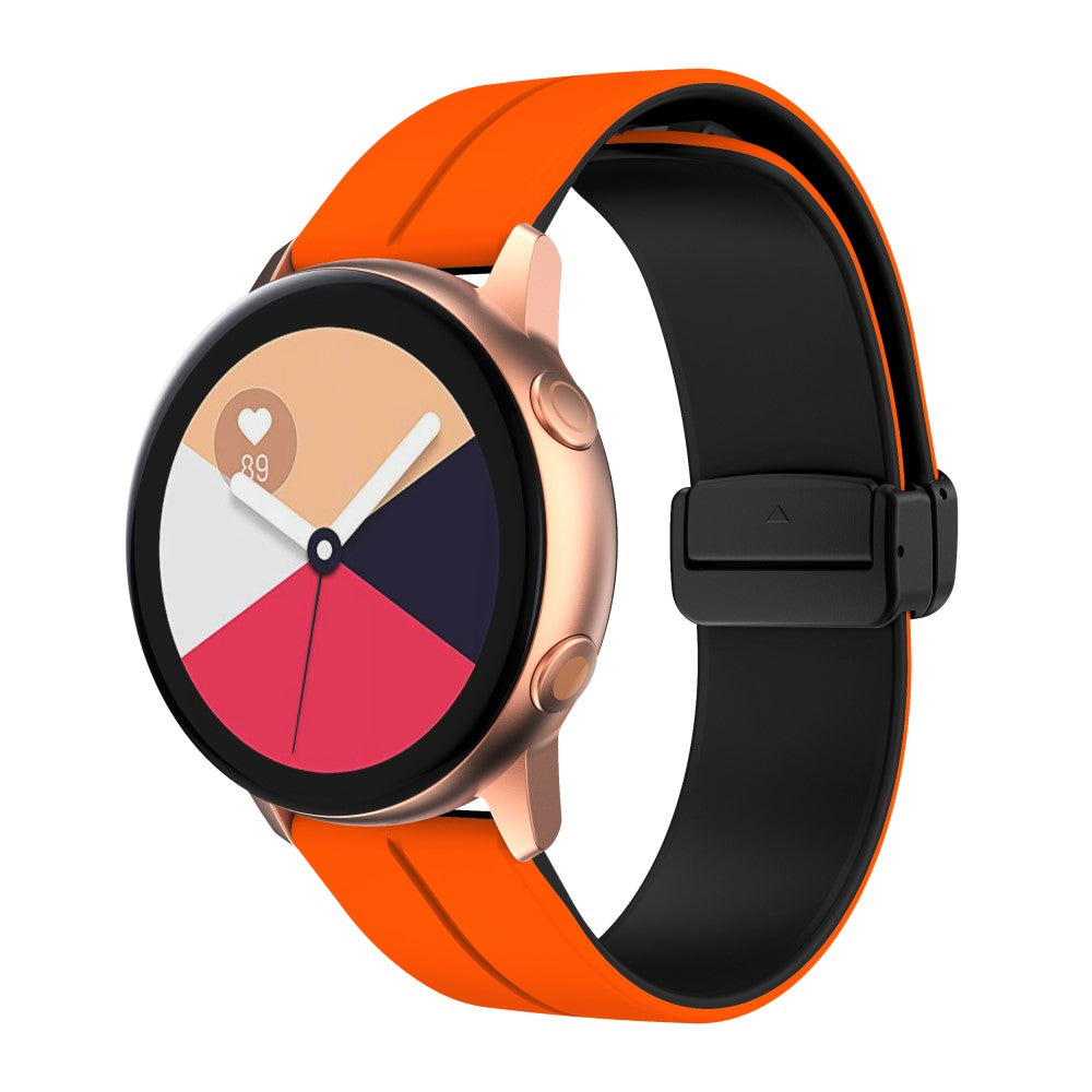 Helt Vildt Kønt Silikone Universal Rem passer til Smartwatch - Orange#serie_12