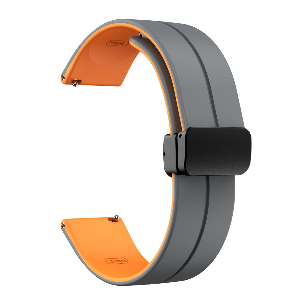 Helt Vildt Kønt Silikone Universal Rem passer til Smartwatch - Orange#serie_3