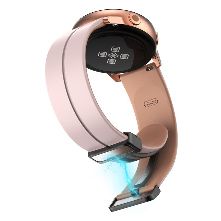 Helt Vildt Kønt Silikone Universal Rem passer til Smartwatch - Pink#serie_5