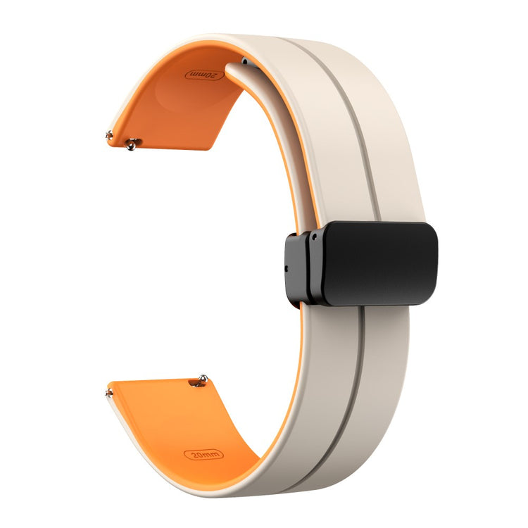 Helt Vildt Kønt Silikone Universal Rem passer til Smartwatch - Orange#serie_6