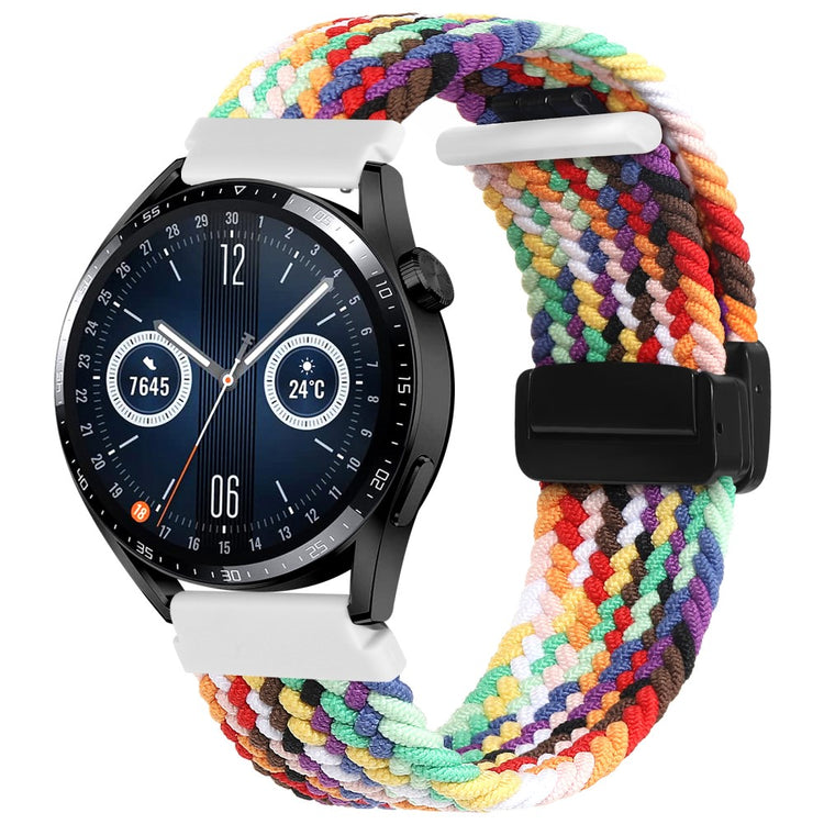 Super Pænt Nylon Universal Rem passer til Smartwatch - Flerfarvet#serie_7