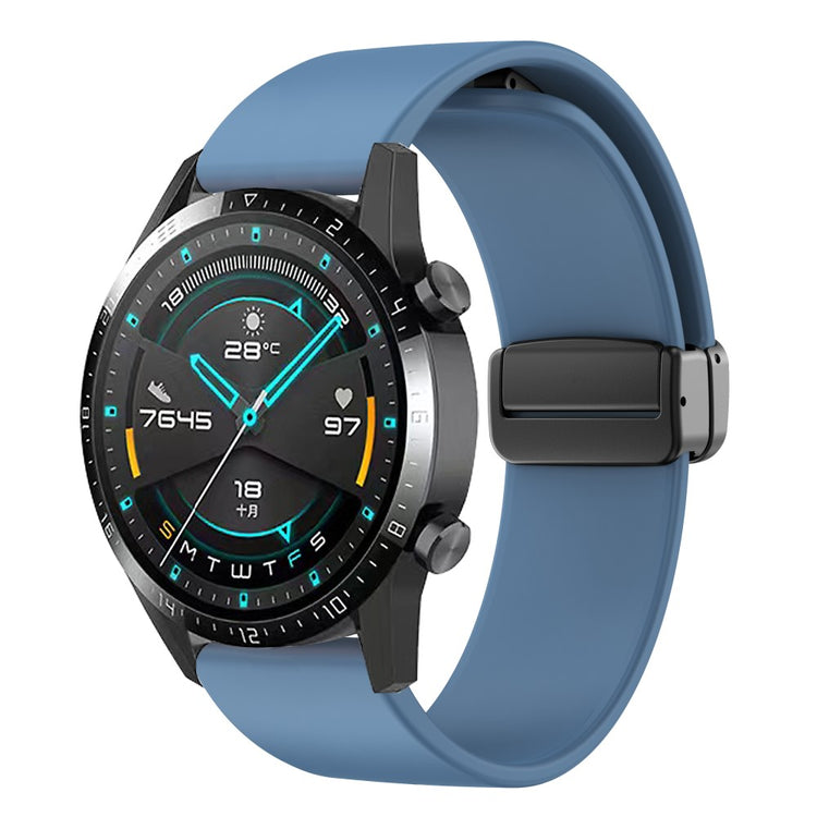 Mega Sejt Silikone Universal Rem passer til Smartwatch - Blå#serie_1