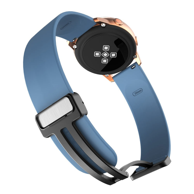 Mega Sejt Silikone Universal Rem passer til Smartwatch - Blå#serie_1