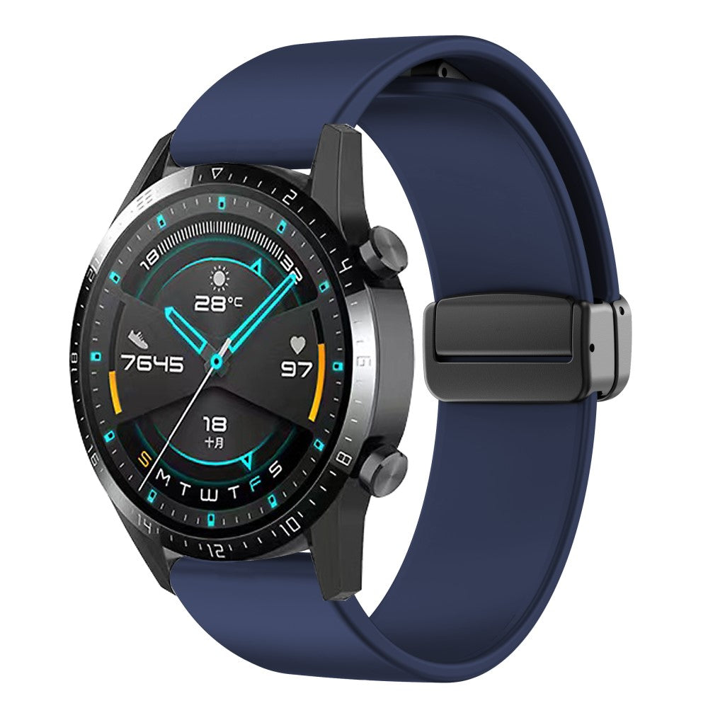 Mega Sejt Silikone Universal Rem passer til Smartwatch - Blå#serie_11