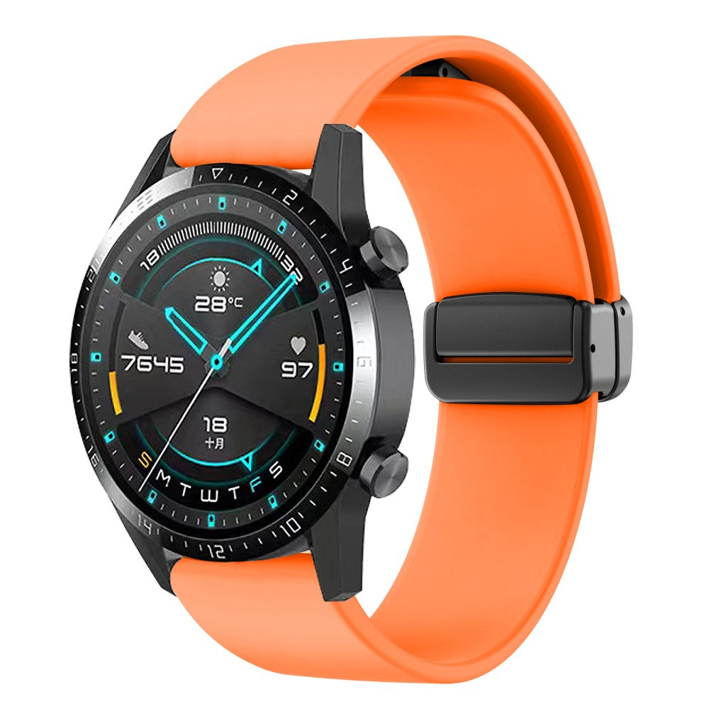 Mega Sejt Silikone Universal Rem passer til Smartwatch - Orange#serie_3