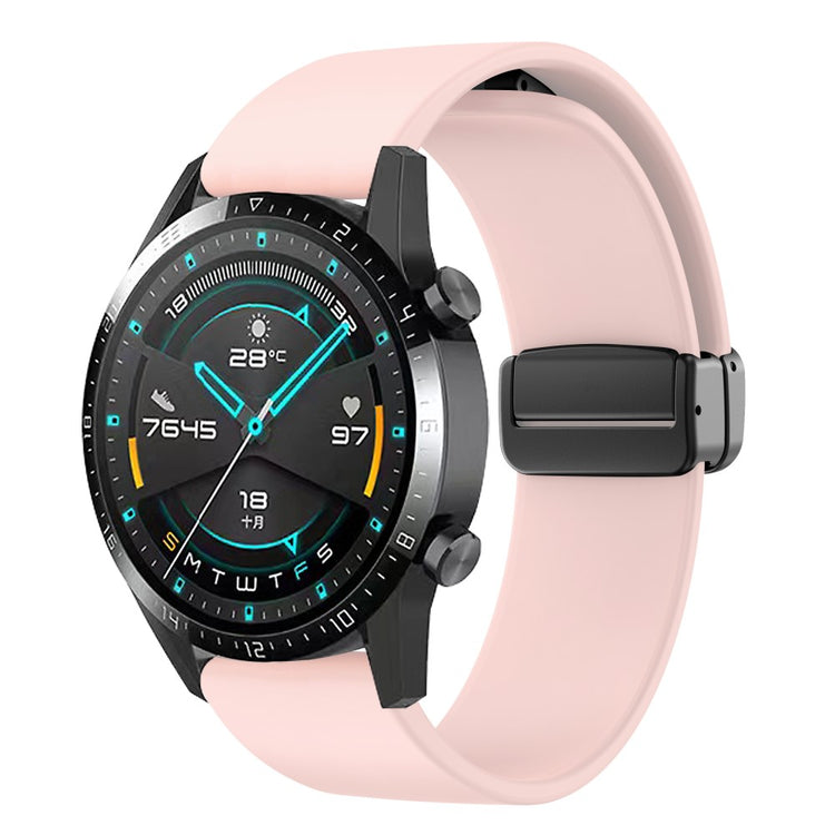 Mega Sejt Silikone Universal Rem passer til Smartwatch - Pink#serie_4