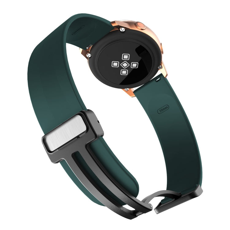 Mega Sejt Silikone Universal Rem passer til Smartwatch - Grøn#serie_5