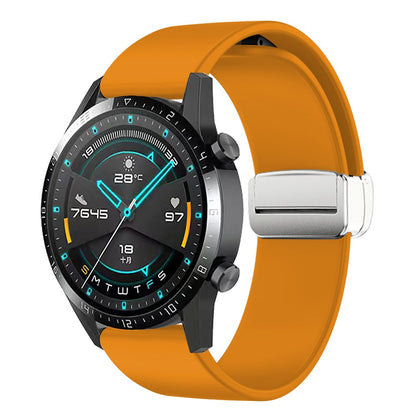 Vildt Sejt Silikone Universal Rem passer til Smartwatch - Gul#serie_1