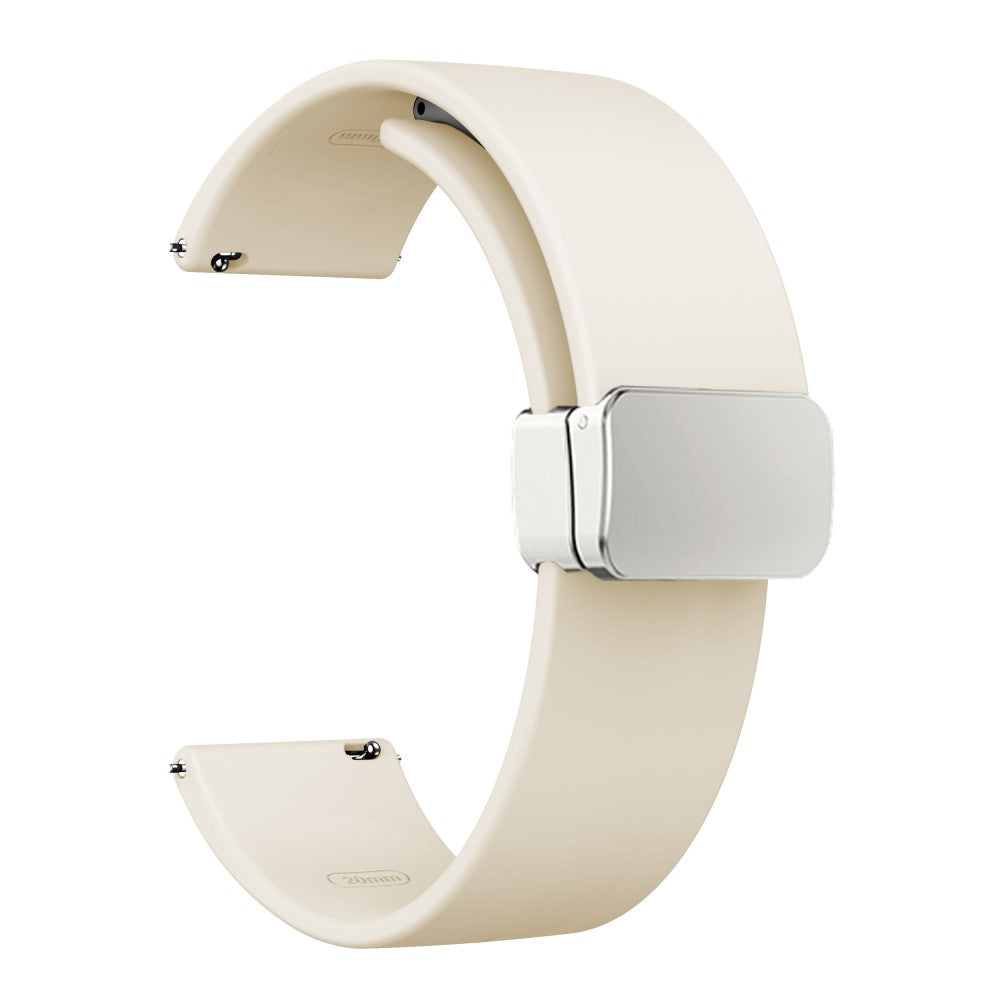 Elegant Ægte Læder Universal Rem passer til Smartwatch - Hvid#serie_12