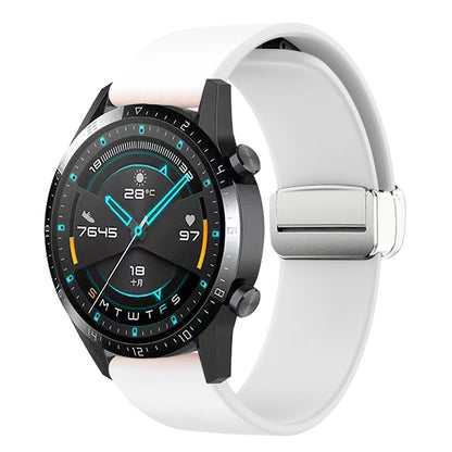 Elegant Ægte Læder Universal Rem passer til Smartwatch - Hvid#serie_2