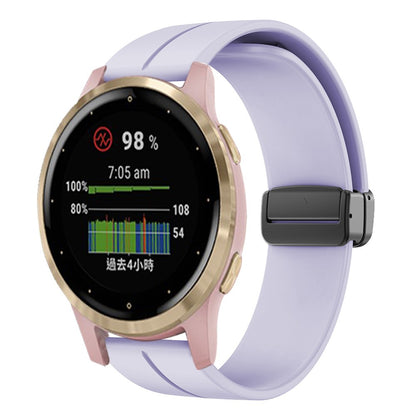 Rigtigt Godt Silikone Universal Rem passer til Smartwatch - Lilla#serie_14